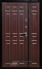 Тамбурная дверь с порошковым напылением №2 с отделкой МДФ ПВХ - фото №2