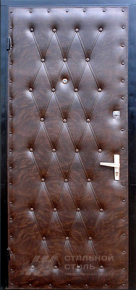 Входная дверь для дачи ДЧ №40 с отделкой Винилискожа - фото №2
