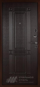 Темная усиленная дверь с отделкой МДФ винорит бизнес класса с отделкой МДФ ПВХ - фото №2