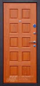 Входная бесшумная дверь ДШ №13 с отделкой МДФ ПВХ - фото №2