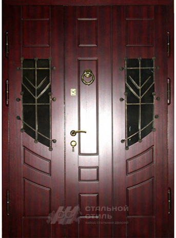 Дверь «Парадная дверь №15» c отделкой Массив дуба