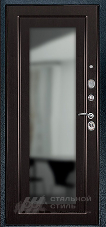 Дверь «Дверь с зеркалом №47» c отделкой МДФ ПВХ